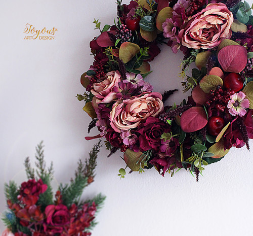 Elegantní podzimní věnec — foto 3