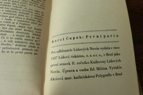 První parta, Josef Čapek, 1937 — foto 5