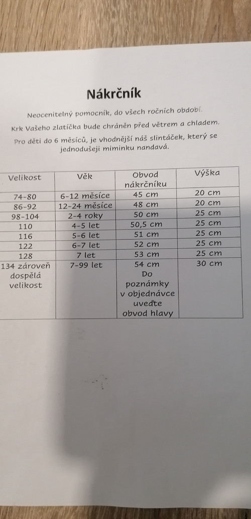 Čepice s nákrčníkem dvouvrstvá — foto 2