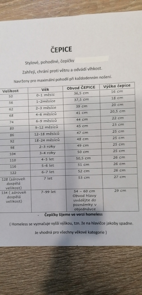 Čepice s nákrčníkem dvouvrstvá — foto 3
