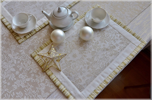 Prostírání - Vivere - Zlaté pruhy — foto 2