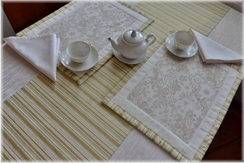 Prostírání - Vivere - Zlaté pruhy — foto 6