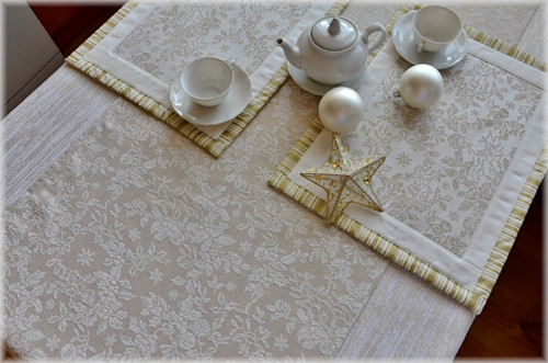 Prostírání - Vivere - Zlaté pruhy — foto 3