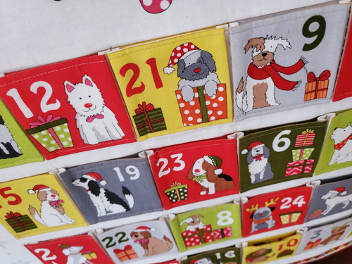 Látkový adventní kalendář Pejsci — foto 3