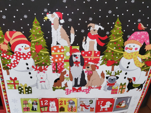 Látkový adventní kalendář Pejsci — foto 2