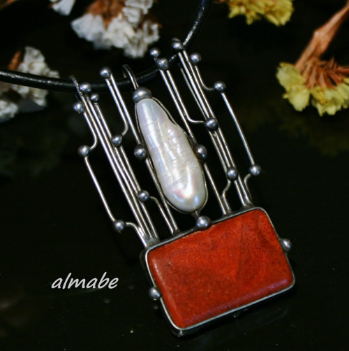 Harmonie (korál a říční perla) — foto 5