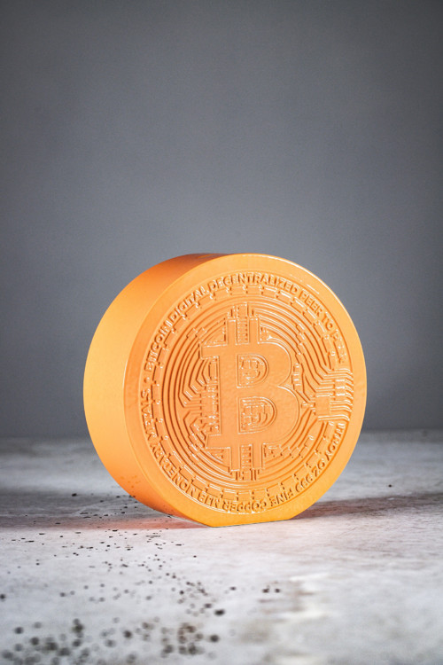 Kasička BITCOIN - černá lesklá — foto 6