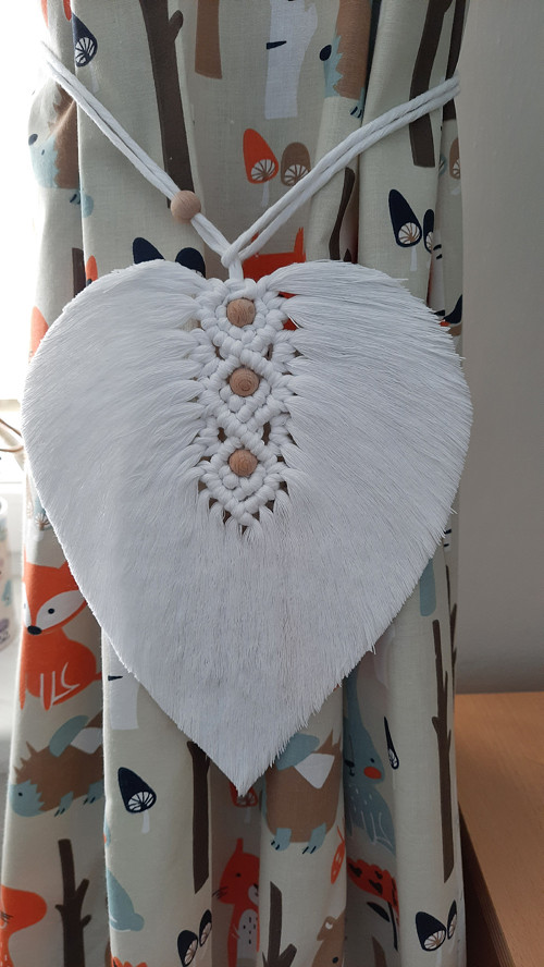 Macramé spona na závěs — foto 4