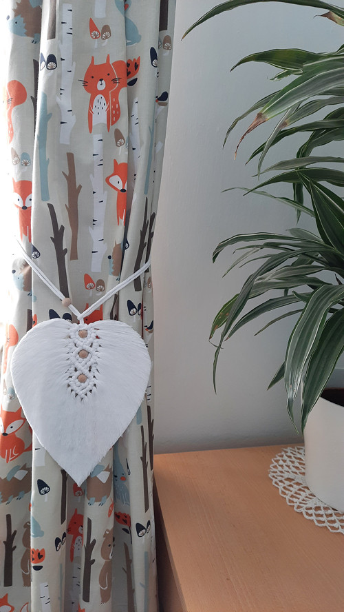 Macramé spona na závěs — foto 5