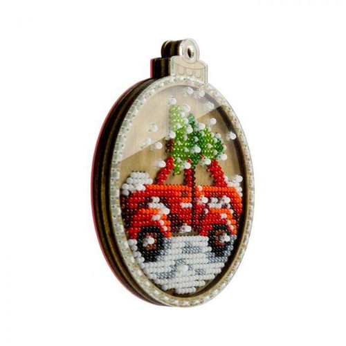 1pc auto s vánoční strom Seed Beaded Diy Kit, — foto 2