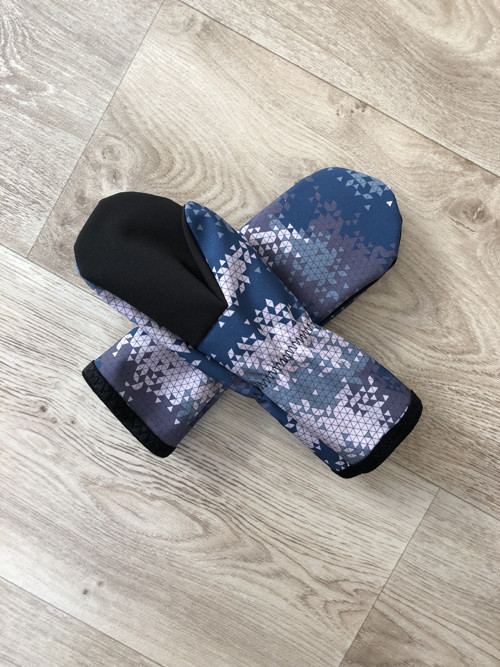 Softshellové rukavice kamufláž — foto 2
