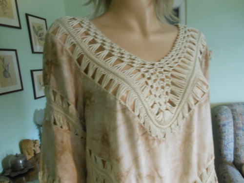 Boho batikovaná tunika, vel.uni — foto 3