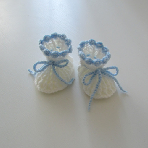 Háčkované botičky (9,5 cm) — foto 2
