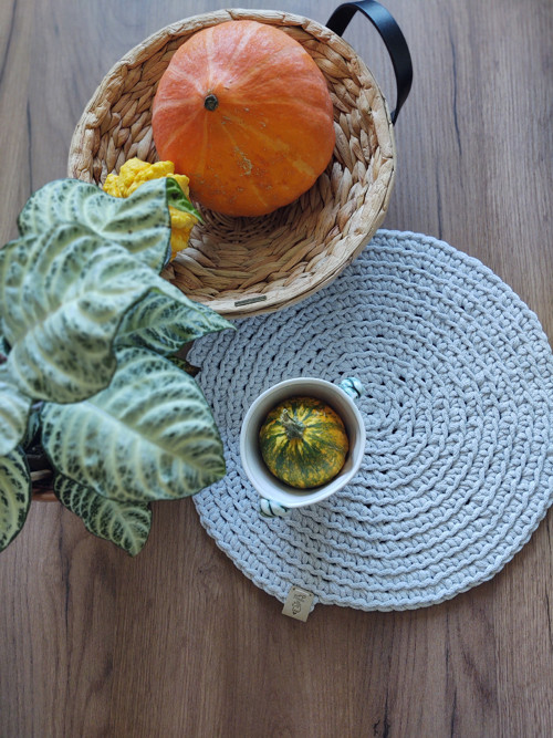 Háčkované prostírání ve skandinávském stylu — foto 5