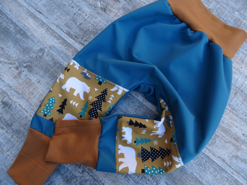 BAGGY SOFTSHELL ... petrol polar bear — foto 4