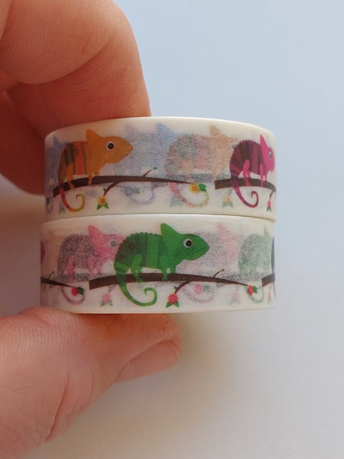 Washi pásky. Barevné chameleony. — foto 2