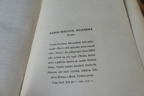 Polyxena, Sonja Špálová, 1946 — foto 2