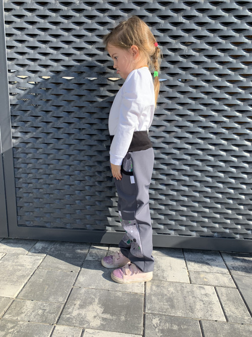 Chlapecké softky - šedé se zelenou — foto 4