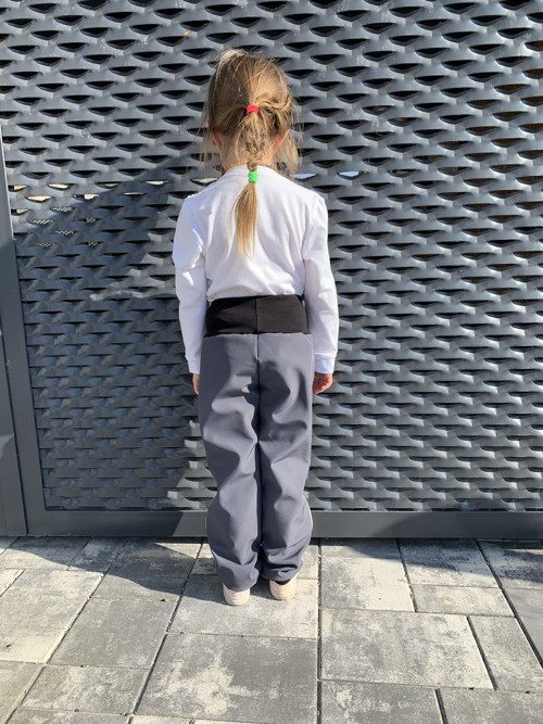 Chlapecké softky - šedé se zelenou — foto 5