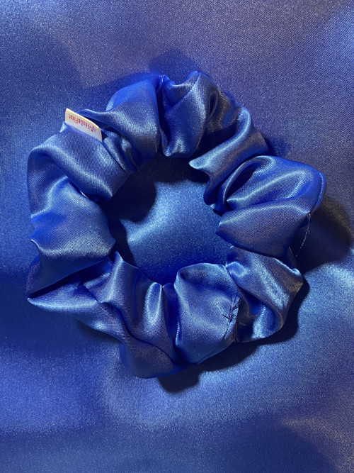 Scrunchie velká královsky modrá - poslední kus — foto 2