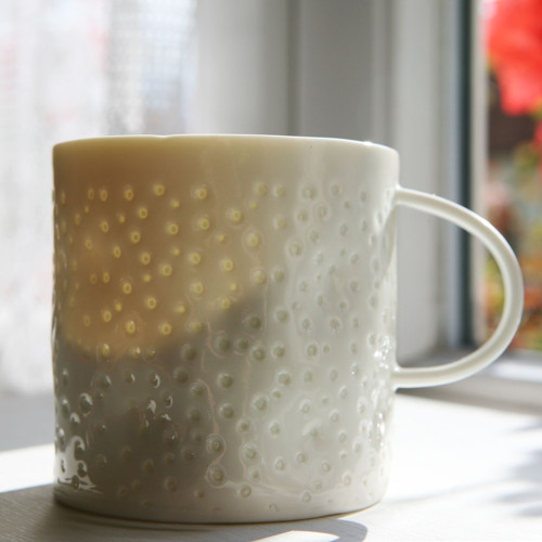 Hrníček Rosa - Celadon XL / porcelán — foto 2