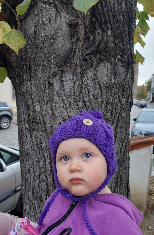 Pletená zimní čepička unisex — foto 2