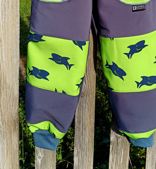 Softshell kalhoty dětské Žraloci - vel. 110 — foto 3