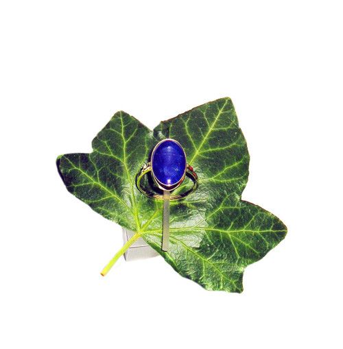 ZLATÝ prsten LAPIS LAZULI 19*11 — foto 2