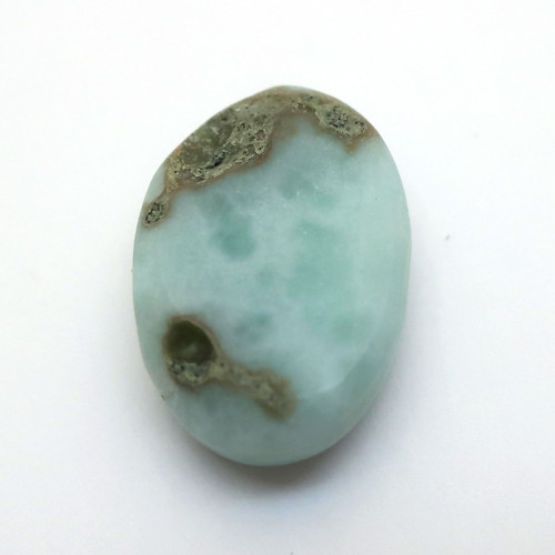 Kabošon kazový larimar ovál 24mm — foto 4