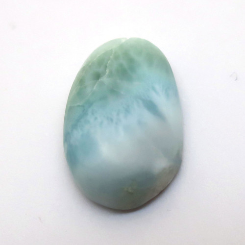 Kabošon kazový larimar ovál 21mm — foto 2