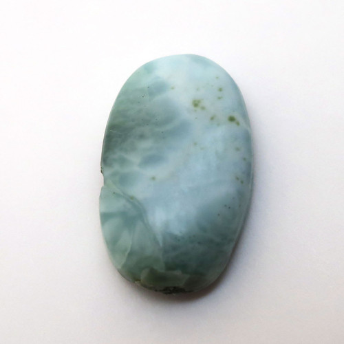 Kabošon kazový larimar ovál 22mm — foto 2