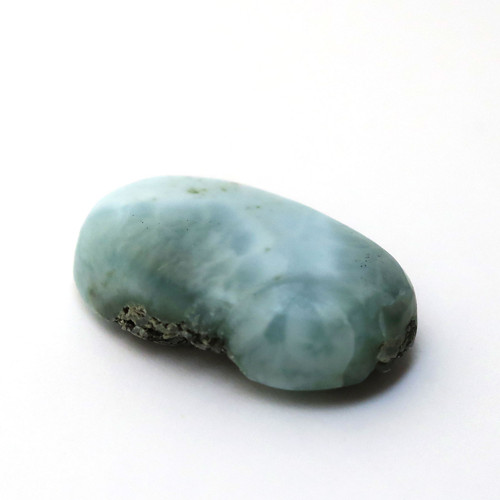 Kabošon kazový larimar ovál 22mm — foto 3
