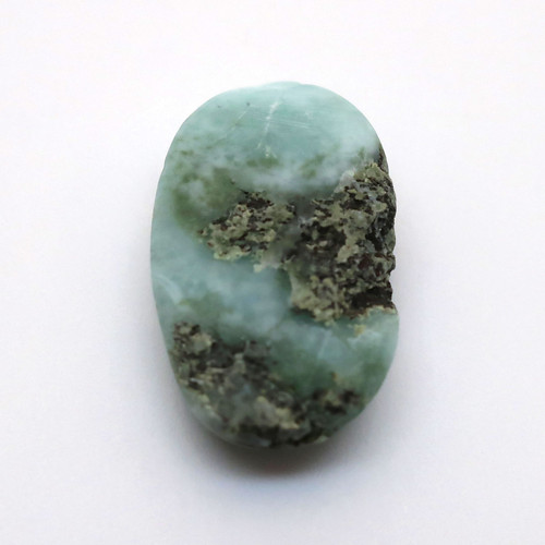 Kabošon kazový larimar ovál 22mm — foto 4