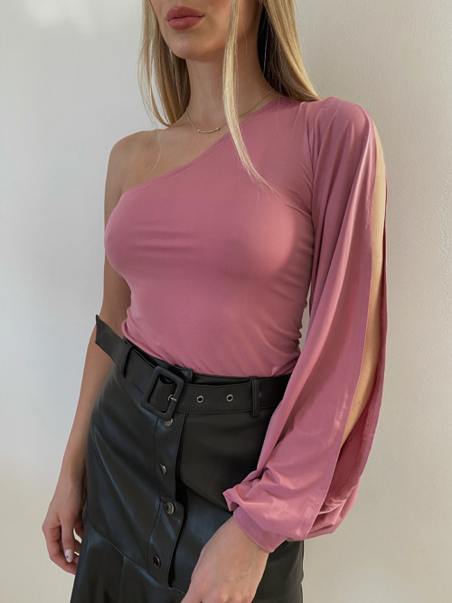 Romantic top PINK vel.S — foto 3