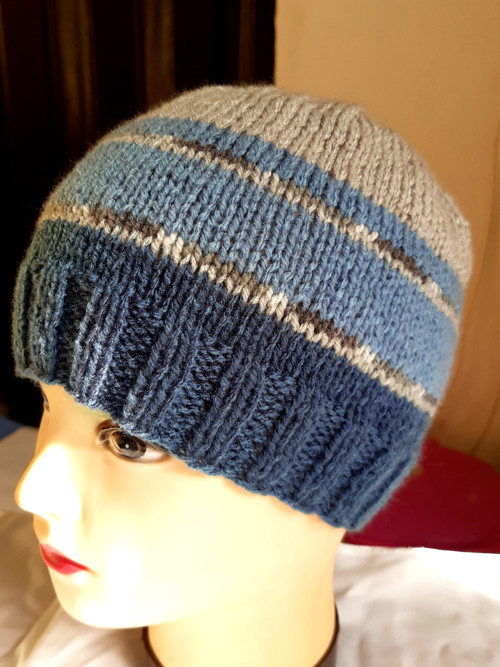 Čepice unisex šedá 2 — foto 2