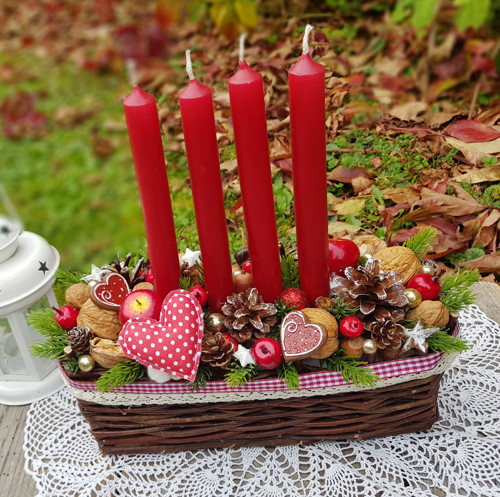 Adventní košík "Vánoce na chaloupce" — foto 2