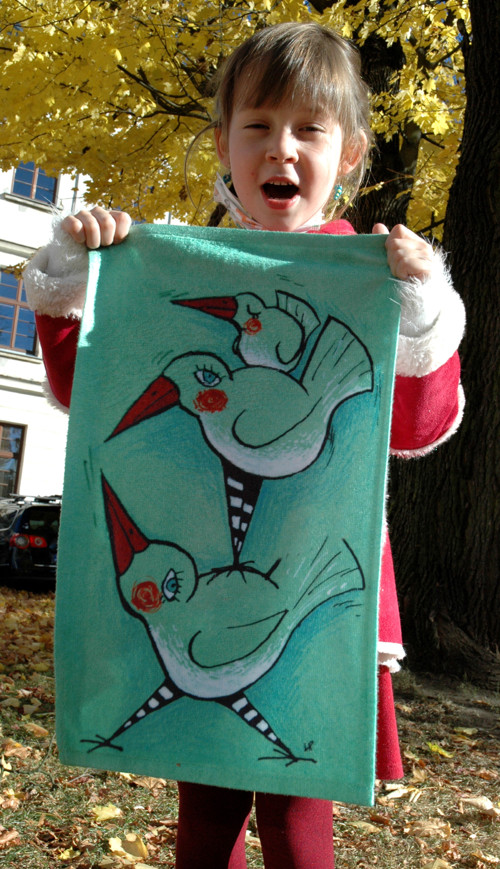 Nahoře budu já...ručník 50x30 — foto 2