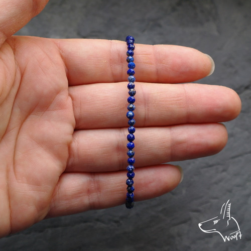 Lapis lazuli náramek broušený — foto 4