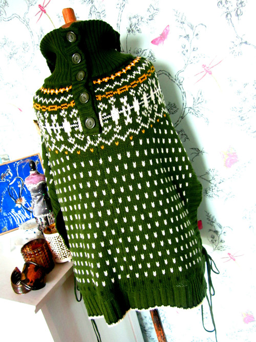 Pončo vesta boho aztécká — foto 2