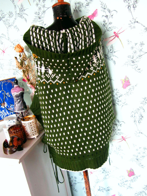 Pončo vesta boho aztécká — foto 4