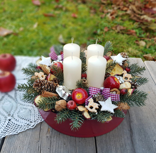 Adventní svícen "Vánoční pečení" — foto 2