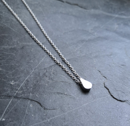 Ocelový náhrdelník*sweet drop*stříbrný — foto 2