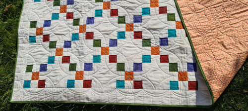 Irish Chain quilt creme — foto 5