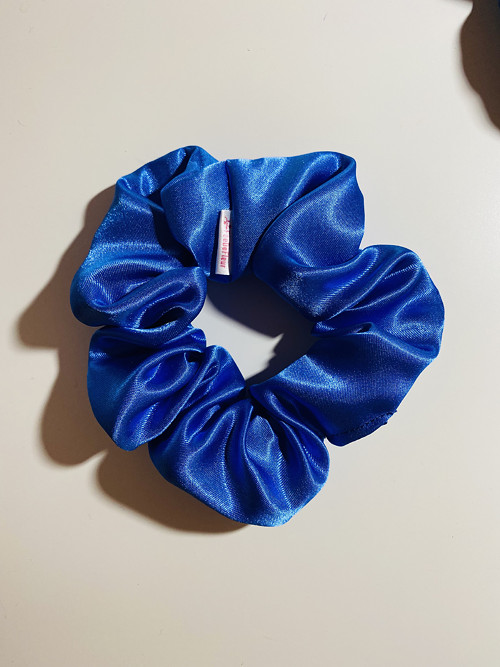 Scrunchie velká královsky modrá - poslední kus — foto 3