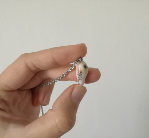 Přívěsek sova porcelánová — foto 2