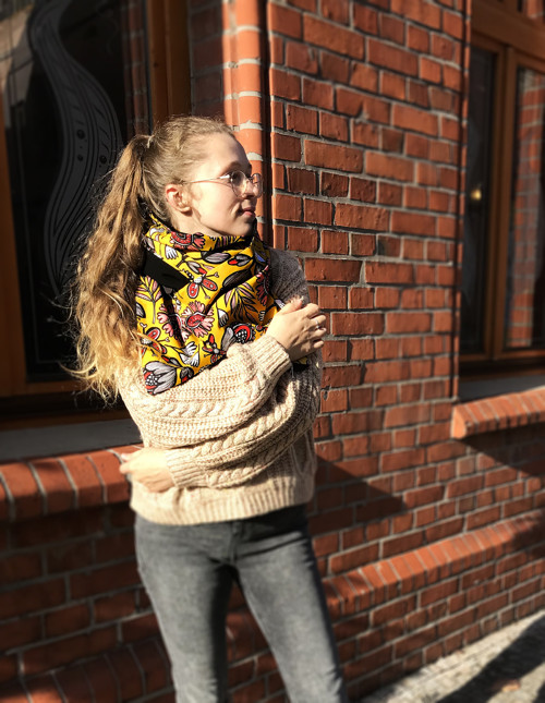 Šála hořčicové květy — foto 2