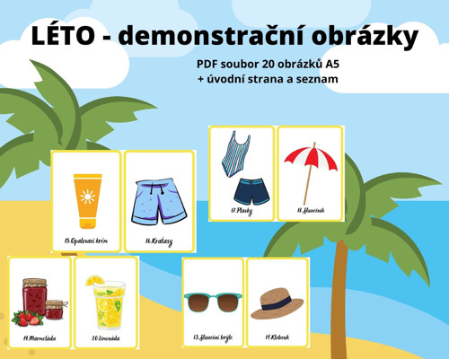 LÉTO- demonstrační obrázky — foto 3