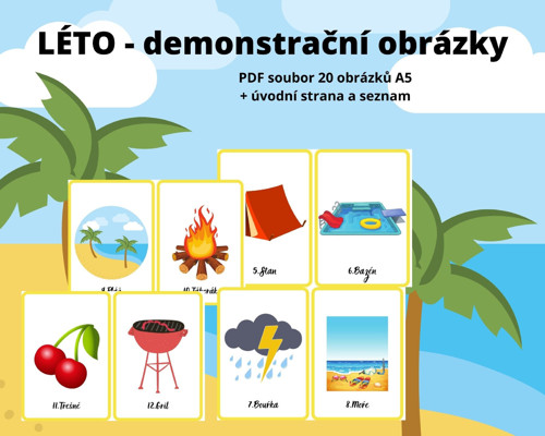 LÉTO- demonstrační obrázky — foto 2