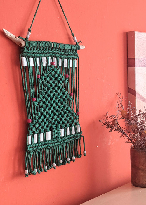 Macramé vianočný stromček — foto 5