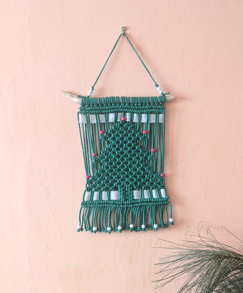 Macramé vianočný stromček — foto 3